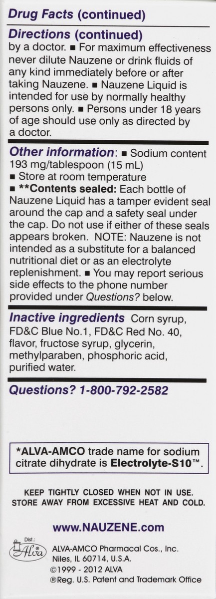 slide 4 of 6, Nauzene Liquid For Nausea 4 oz, 4 oz