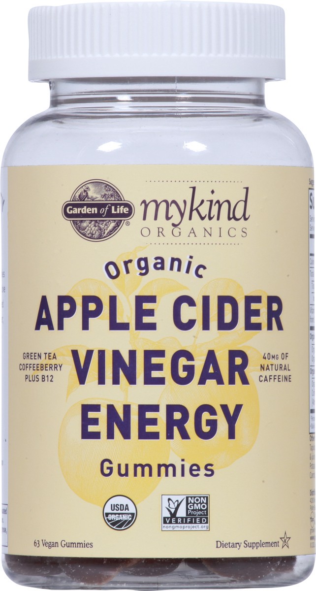 slide 6 of 9, Garden of Life Apple Cider Vinegar Energy Gummies, 63 ct
