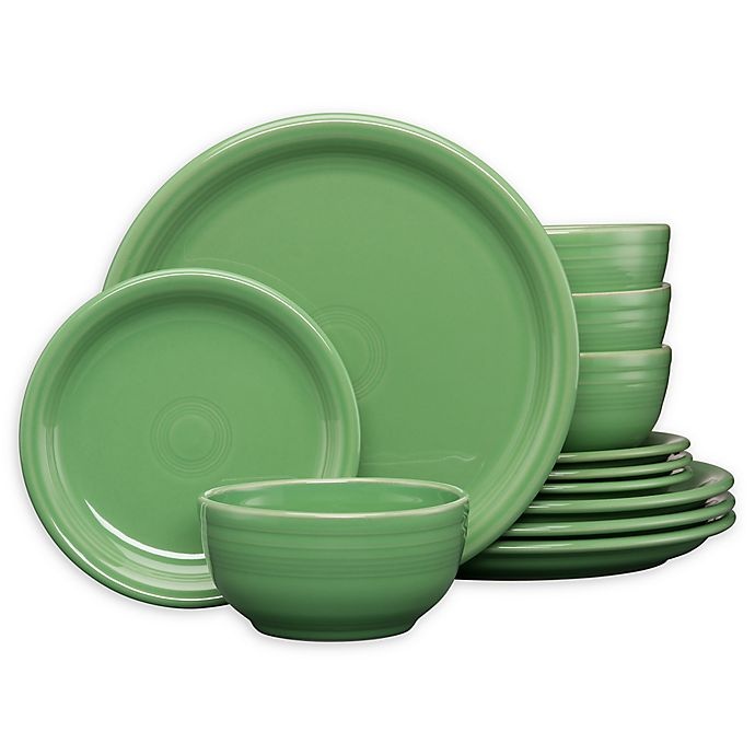 slide 1 of 5, Fiesta Bistro Dinnerware Set - Meadow, 12 ct