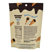 slide 2 of 4, Muddy Bites Dark Chocolate Waffle Cone Snacks 2.33 oz, 2.33 oz