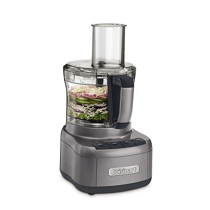 slide 11 of 12, Cuisinart Elemental 8-Cup Food Processor with 3-Cup Bowl - Gunmetal, 1 ct