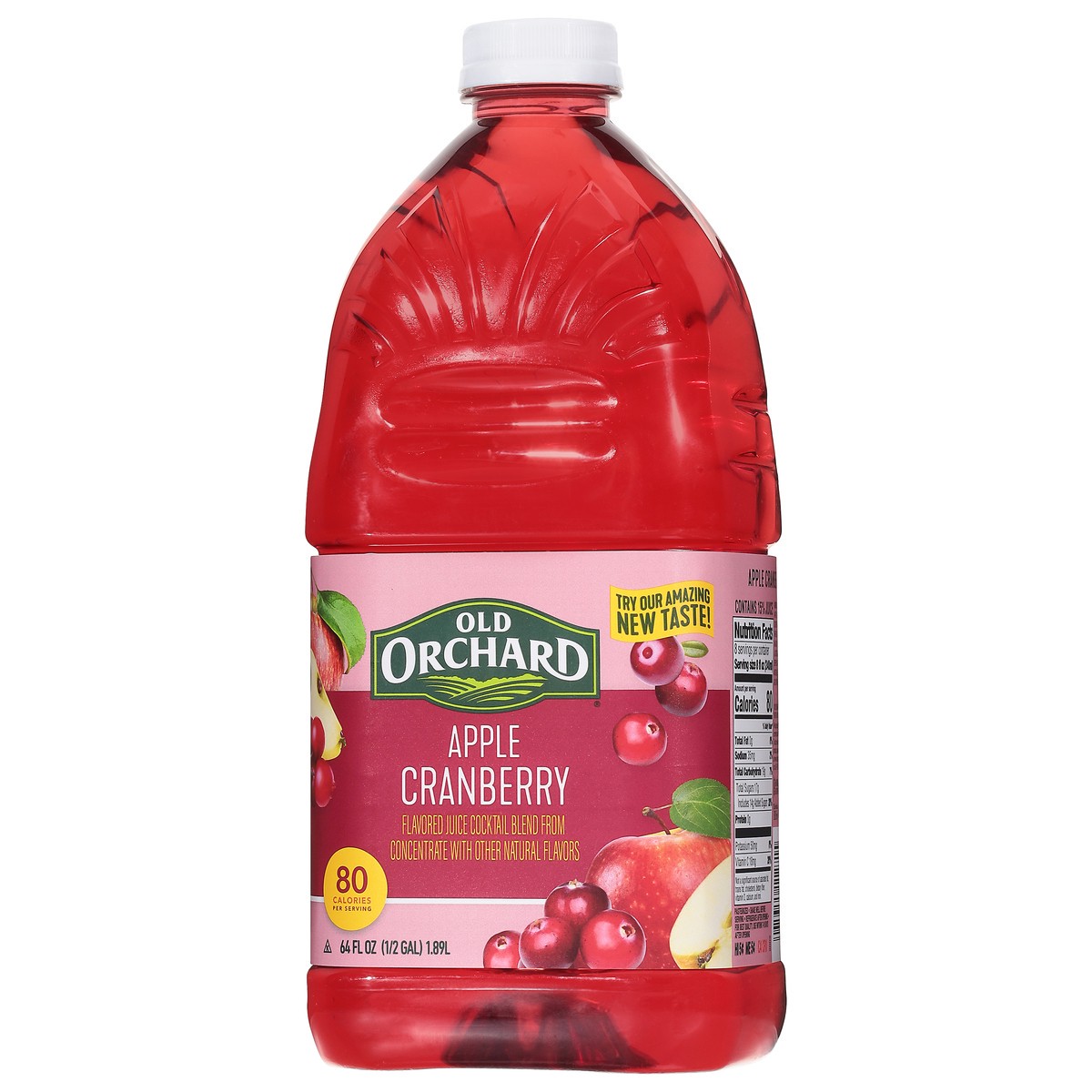 slide 8 of 9, Old Orchard Apple Cranberry - 64 fl oz, 64 fl oz