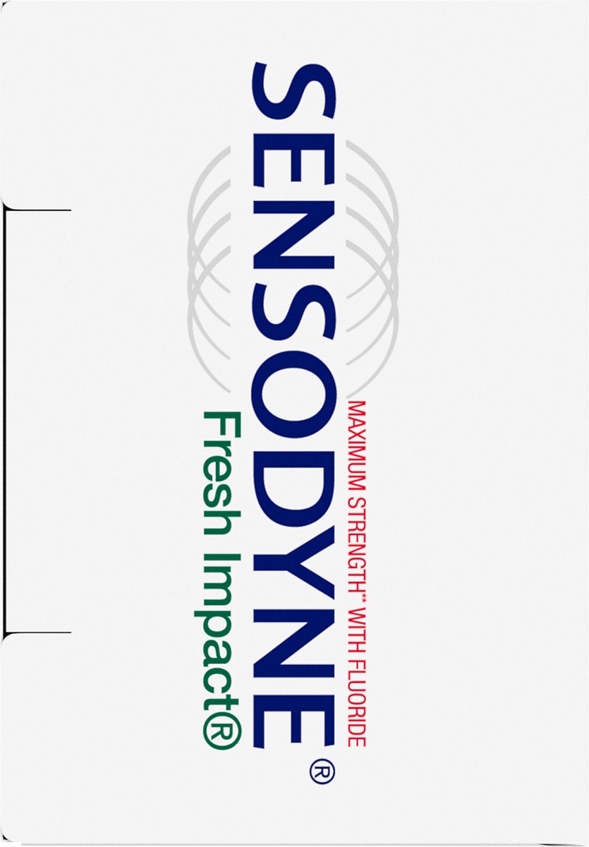 slide 2 of 11, Sensodyne Fresh Impact Toothpaste 0.8 oz, 0.8 oz