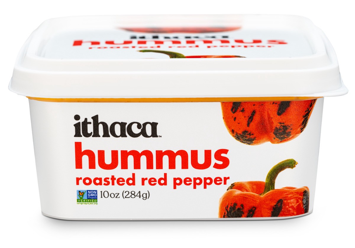 slide 7 of 7, Ithaca Roasted Red Pepper Hummus, 10 oz