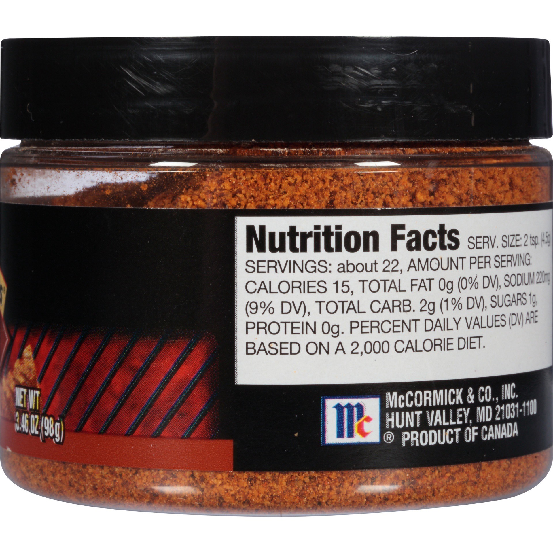 slide 3 of 6, McCormick Pork Dry Rub, 3.46 oz