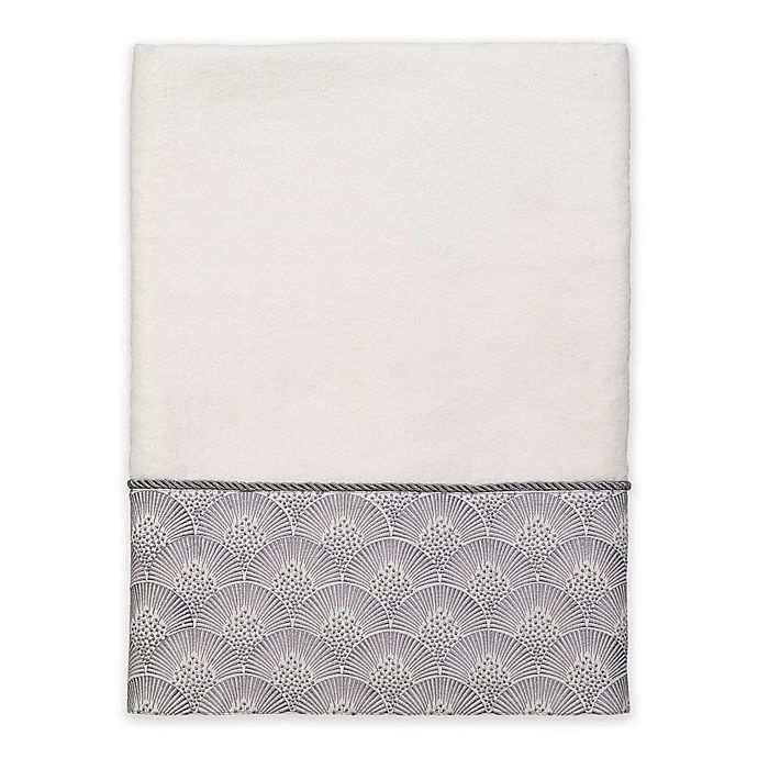 slide 1 of 2, Avanti Deco Shells Bath Towel - White, 1 ct