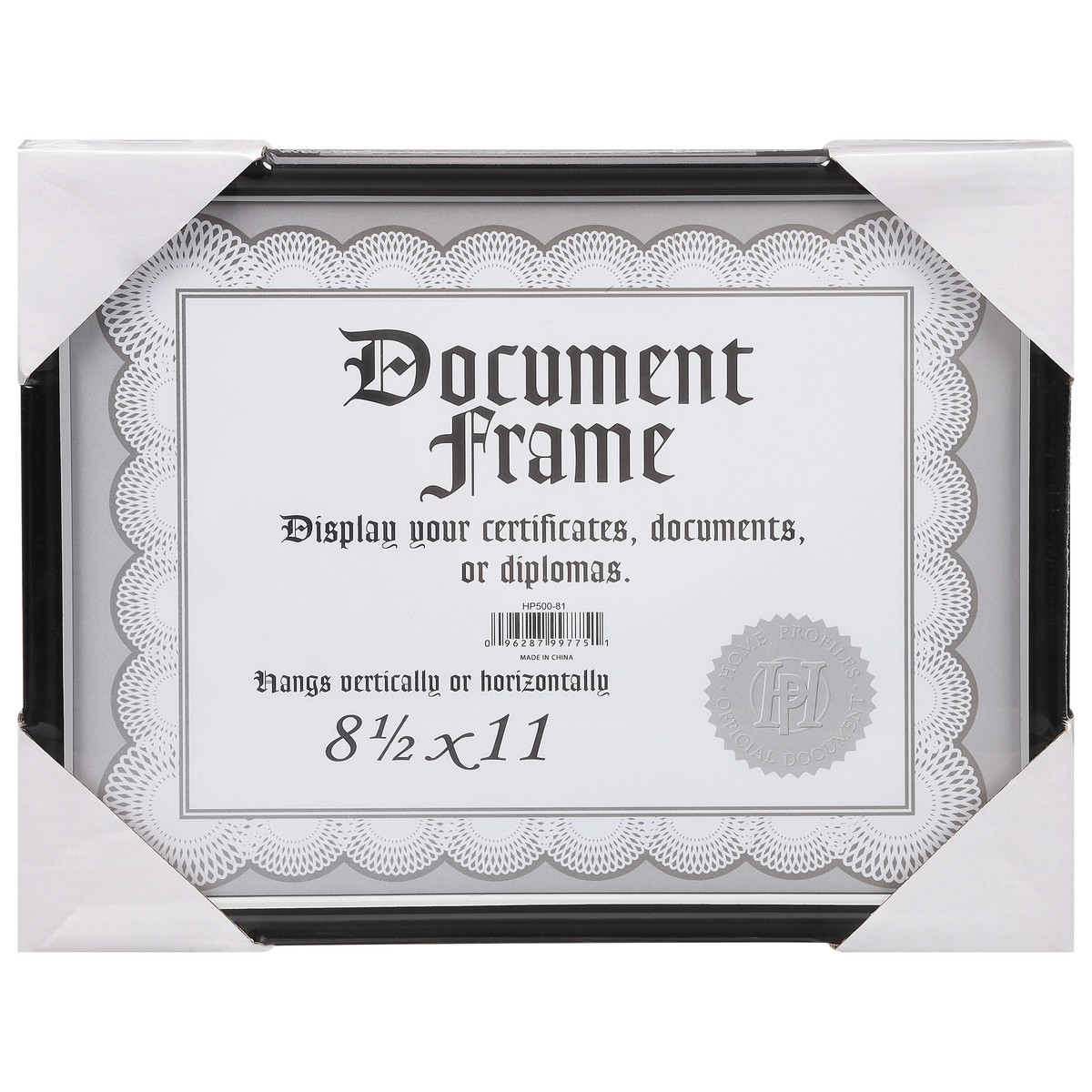 slide 1 of 9, Malden International Designs Certificate Document Frame 1 ea, 1 ct