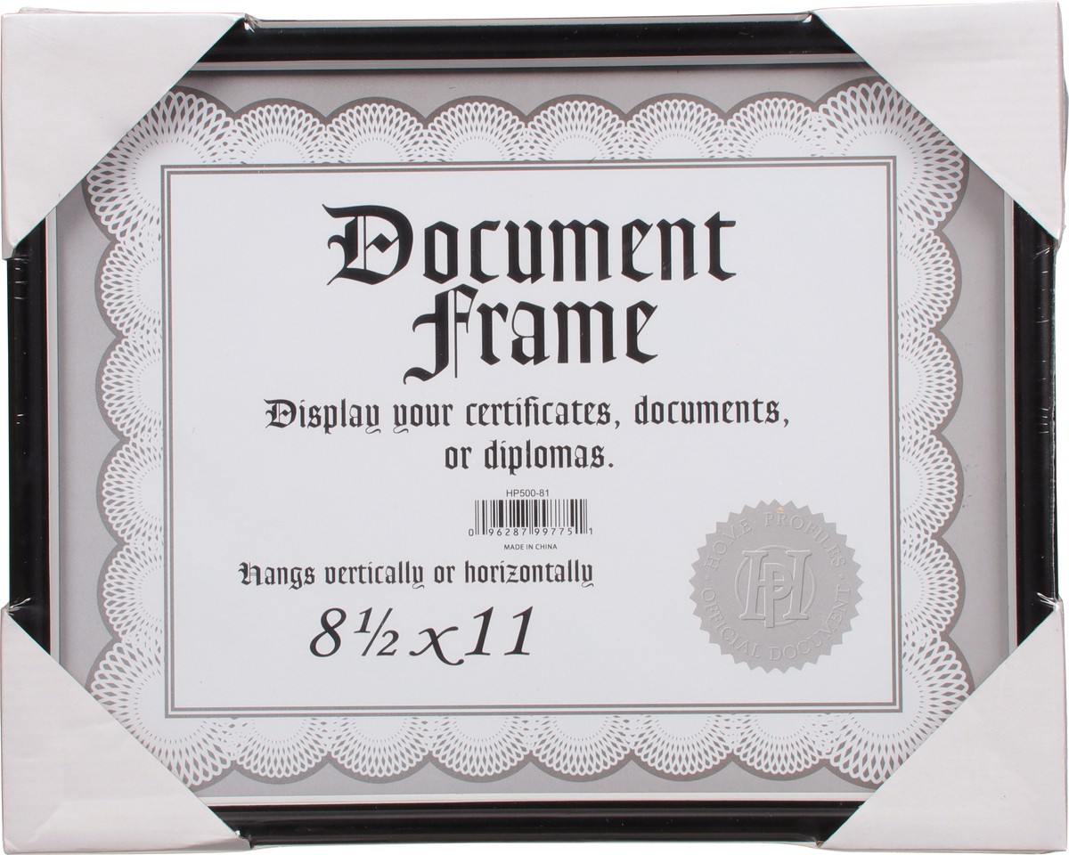 slide 6 of 9, Malden International Designs Certificate Document Frame 1 ea, 1 ct
