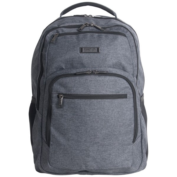 slide 1 of 8, Kenneth Cole Reaction R-Tech Laptop Backpack, Charcoal, 1 ct