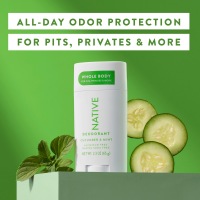 slide 12 of 21, Native Whole Body Deodorant Stick, Cucumber Mint, 2.3 Oz, 2.3 oz