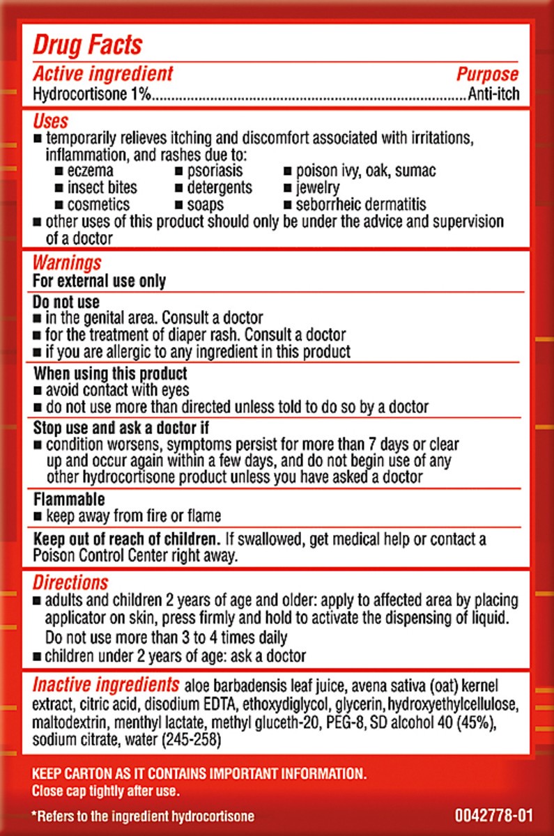 slide 6 of 8, Cortizone-10 Easy Relief Applicator Anti-Itch Liquid With Aloe, 1.25 fl oz