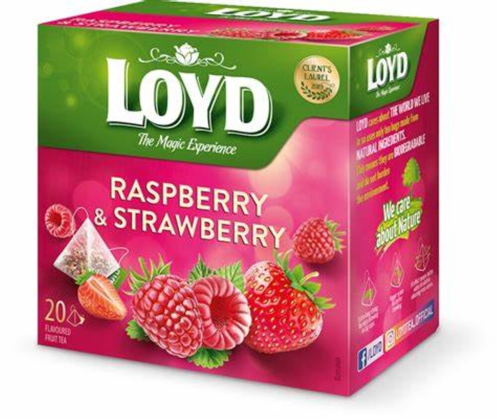 slide 1 of 1, Loyd Raspberry&Strawberry, 100 gram