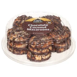 First Street Chocolate Coconut Macaroons