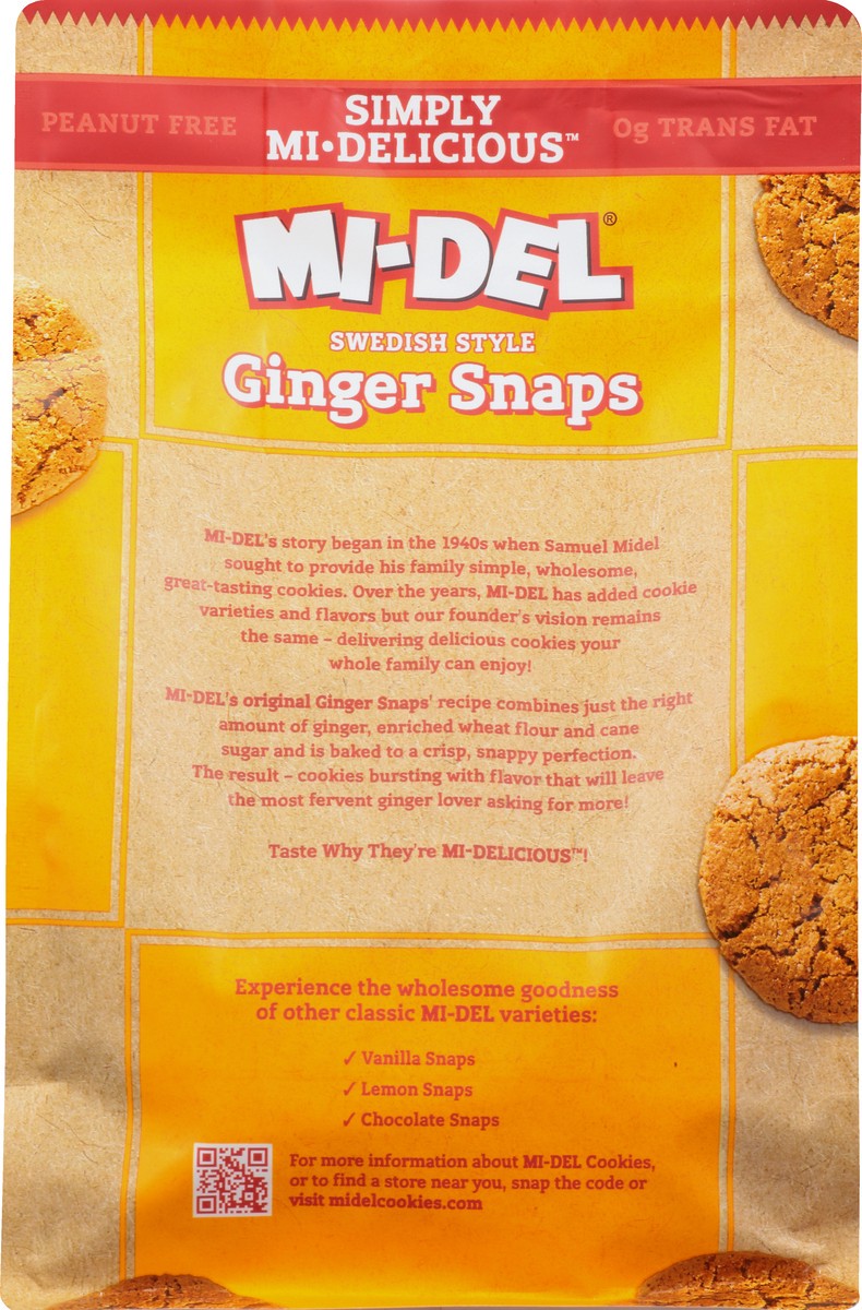 slide 4 of 12, MI-Del Swedish Style Ginger Snaps, 10 oz