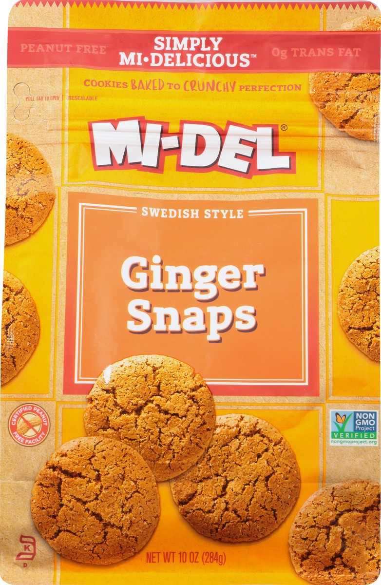 slide 5 of 12, MI-Del Swedish Style Ginger Snaps, 10 oz