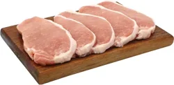 Natural Non-GMO Thin Boneless Pork Loin Chop (5-7 Chops)