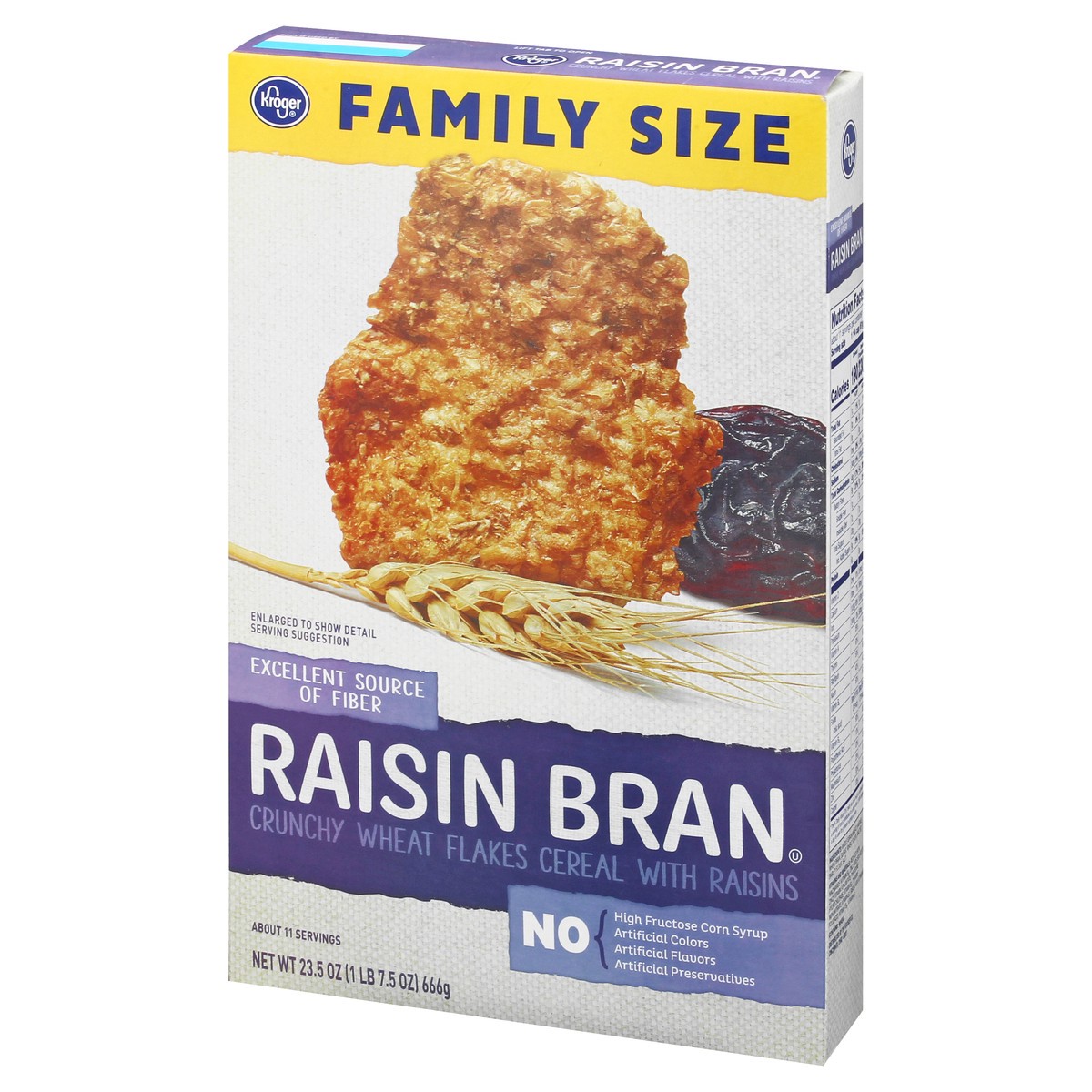 slide 3 of 10, Kroger Raisin Bran Cereal, 23.5 oz