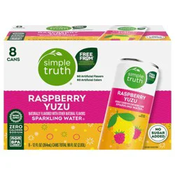 Simple Truth Naturally Flavored Raspberry Yuzu Seltzer Water