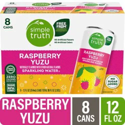 Simple Truth Naturally Flavored Raspberry Yuzu Seltzer Water