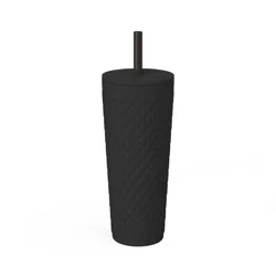Zak! Designs Cora Tumbler with Straw - Ebony