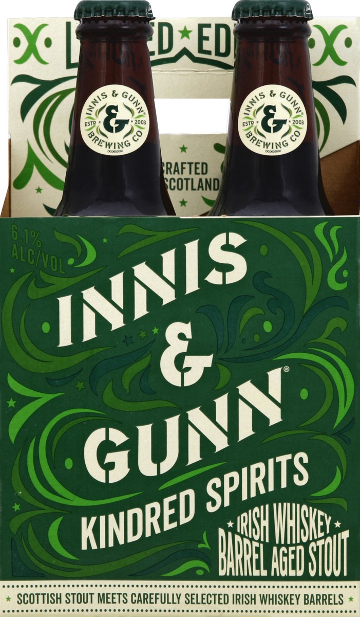 slide 3 of 6, Innis & Gunn Irish Whiskey Aged Ale, 4 ct; 11.2 oz