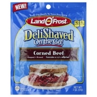 slide 1 of 1, Land O' Frost Deli Shaved On The Go Corned Beef, 2 oz