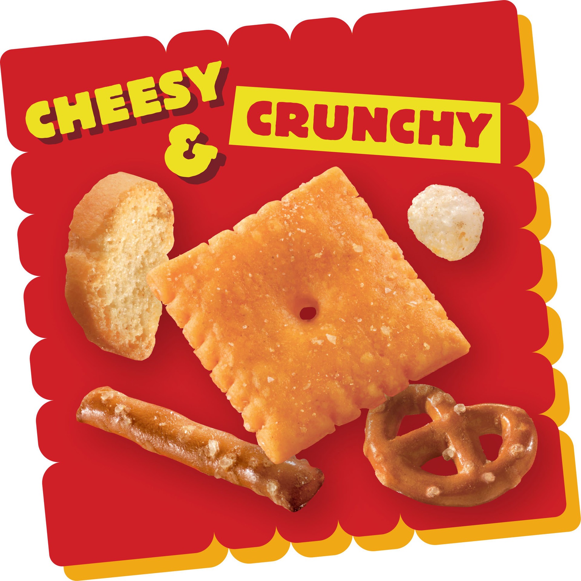 slide 5 of 5, Cheez-It Snack Mix, Lunch Snacks, Office and Kids Snacks, Classic, 9oz Box, 12 Packs, 12 ct