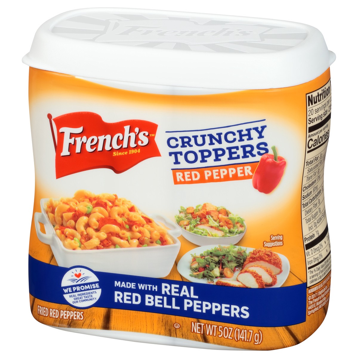 slide 10 of 10, French's Frenchs Crunchy Toppers Red Pepper, 5 oz