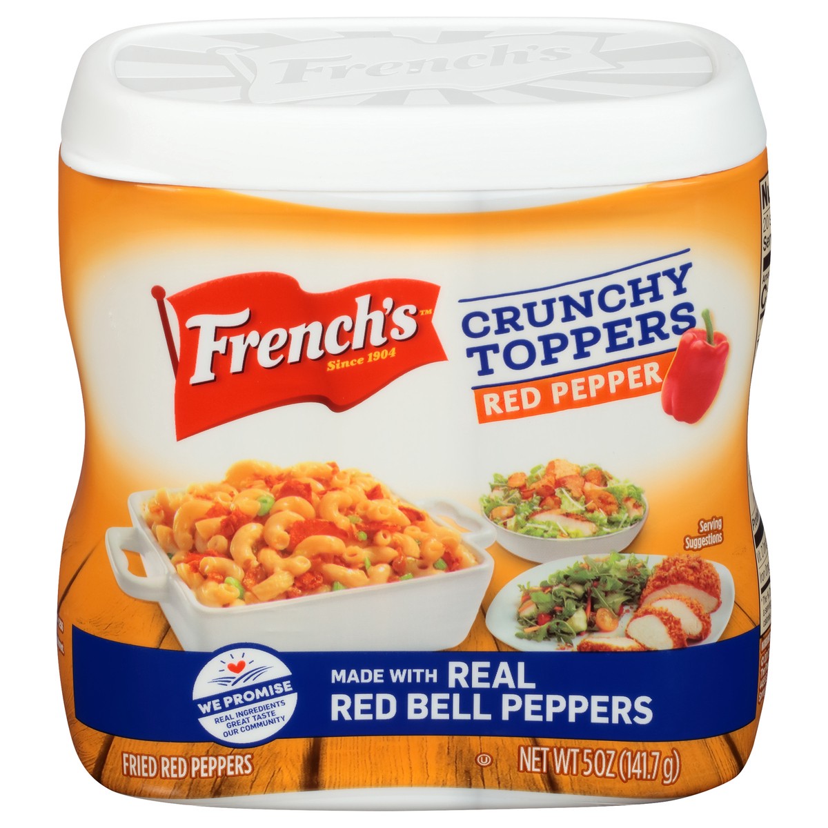 slide 1 of 10, French's Frenchs Crunchy Toppers Red Pepper, 5 oz