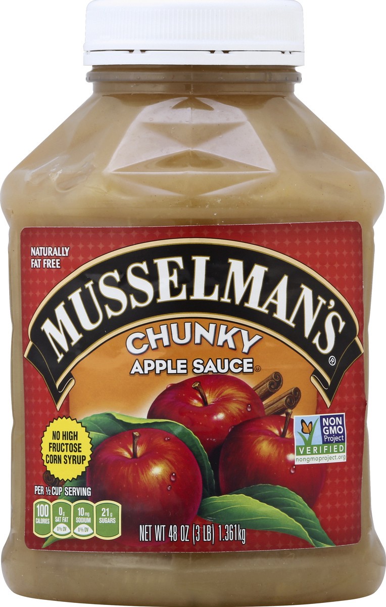 slide 2 of 2, Musselman's Chunky Apple Sauce 48 oz, 48 oz