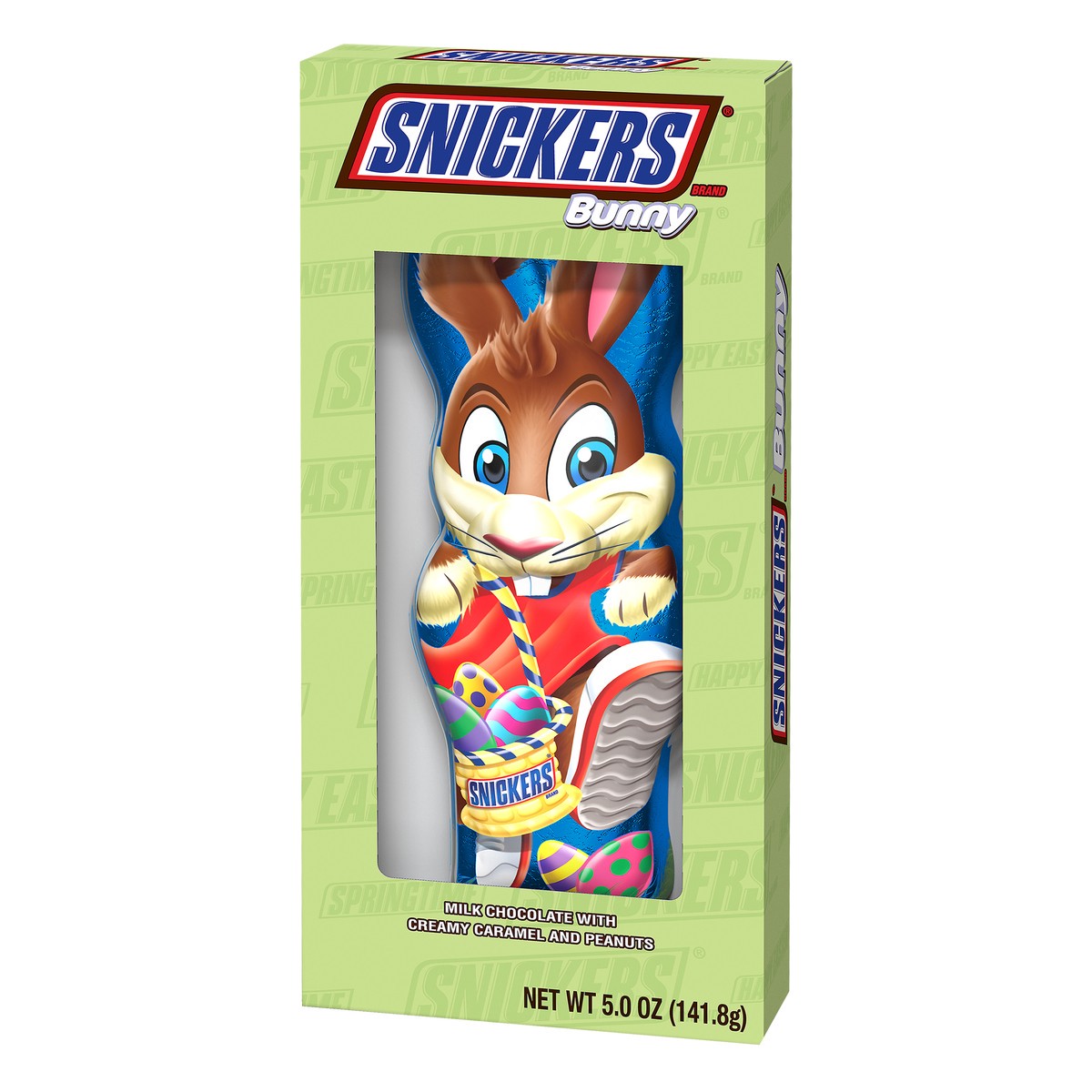 slide 2 of 3, SNICKERS Easter Chocolate Candy Bar Solid Easter Bunnies 5-Ounce Bar, 5 oz