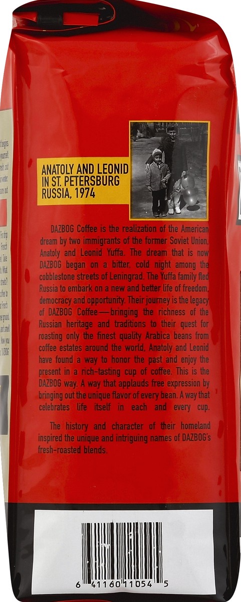 slide 4 of 4, DazBog Coffee Whole Bean Bold KO Blend Coffee 11 oz, 11 oz