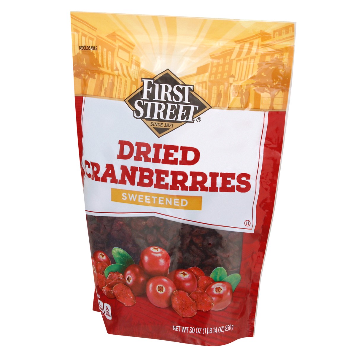 slide 2 of 4, First Street Cranberries, 30 oz