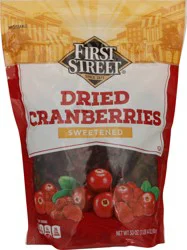 First Street Cranberries