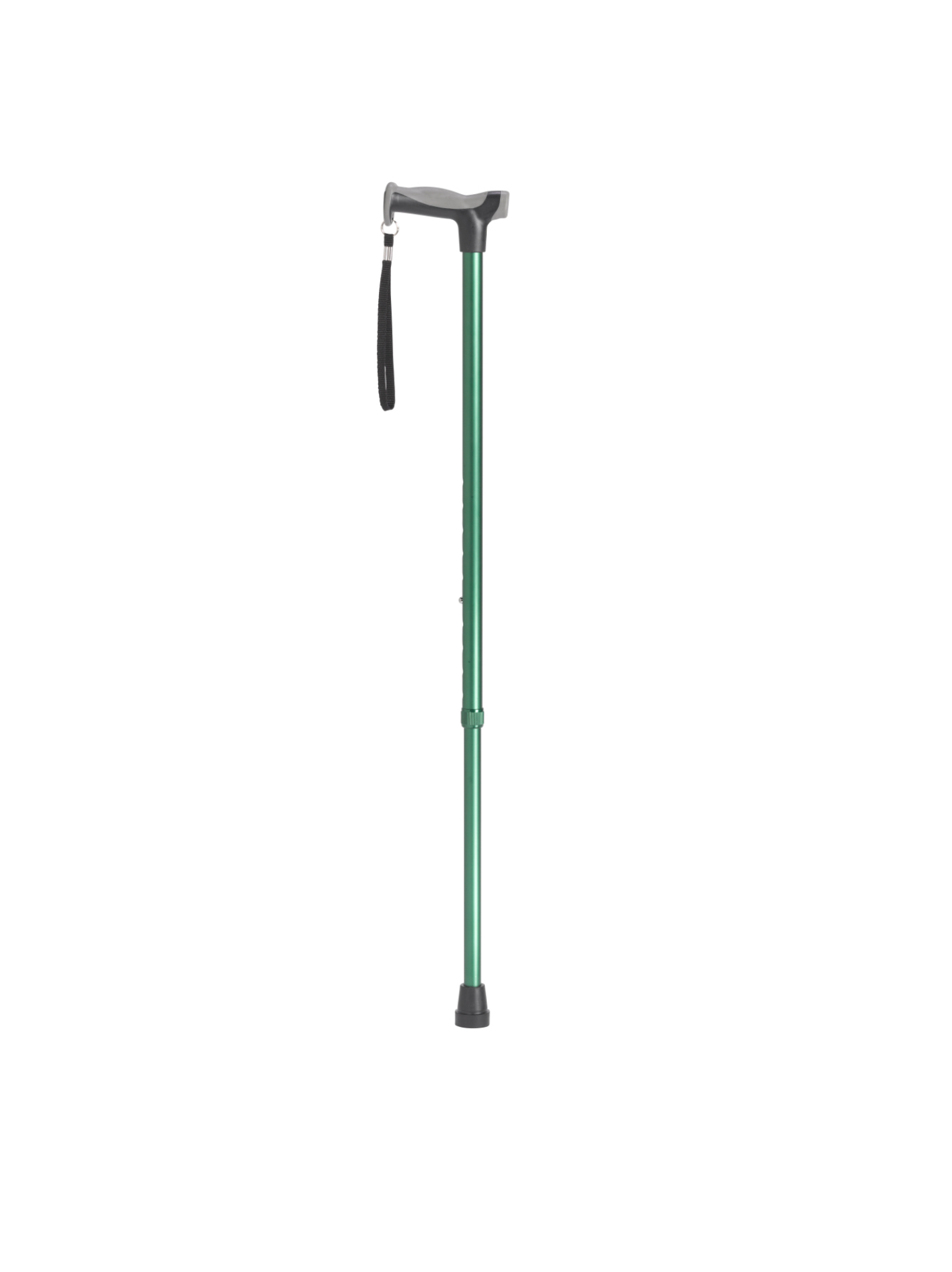 slide 1 of 2, Drive Medical Green T-Handle Ergonomic Cane, 1 ct