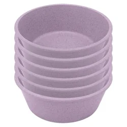 TarHong Round Wheat Bowls - Purple