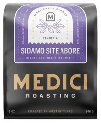 Medici Roasting Sidamo Site Abore Whole Bean Coffee