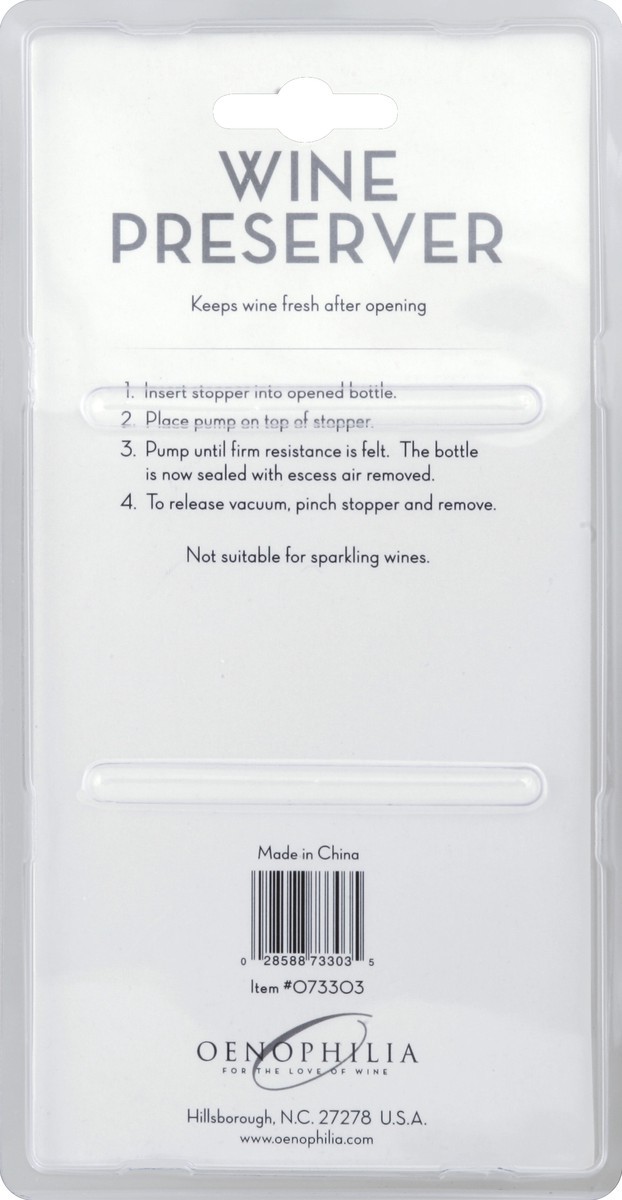slide 2 of 3, Oenophilia Wine Preserver 1 ea, 1 ct