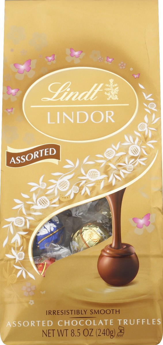 slide 4 of 4, Lindt Lindor Easter Caramel Milk Chocolate Truffles, 8.5 oz