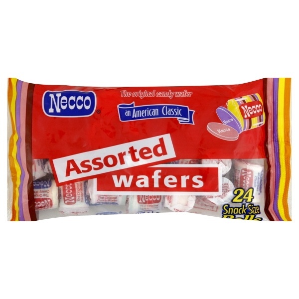 slide 1 of 1, Necco Wafers, Assorted, 11 oz