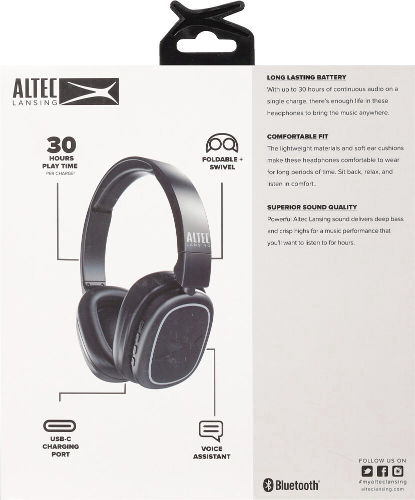 slide 3 of 4, Altec Lansing NanoPhones 2.0 Wireless On Ear Earphones 1 ea, 1 ct