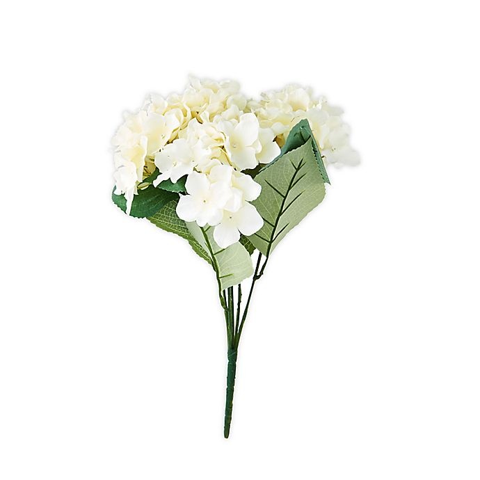 slide 1 of 1, Elements Faux Hydrangea Bouquet - Ivory, 18 in