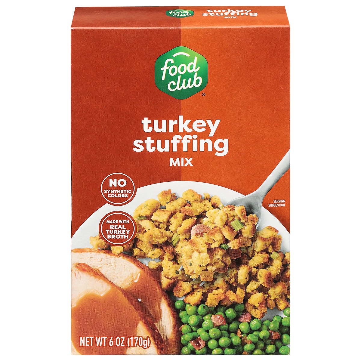 slide 1 of 11, Food Club Turkey Stuffing Mix 6 oz, 6 oz