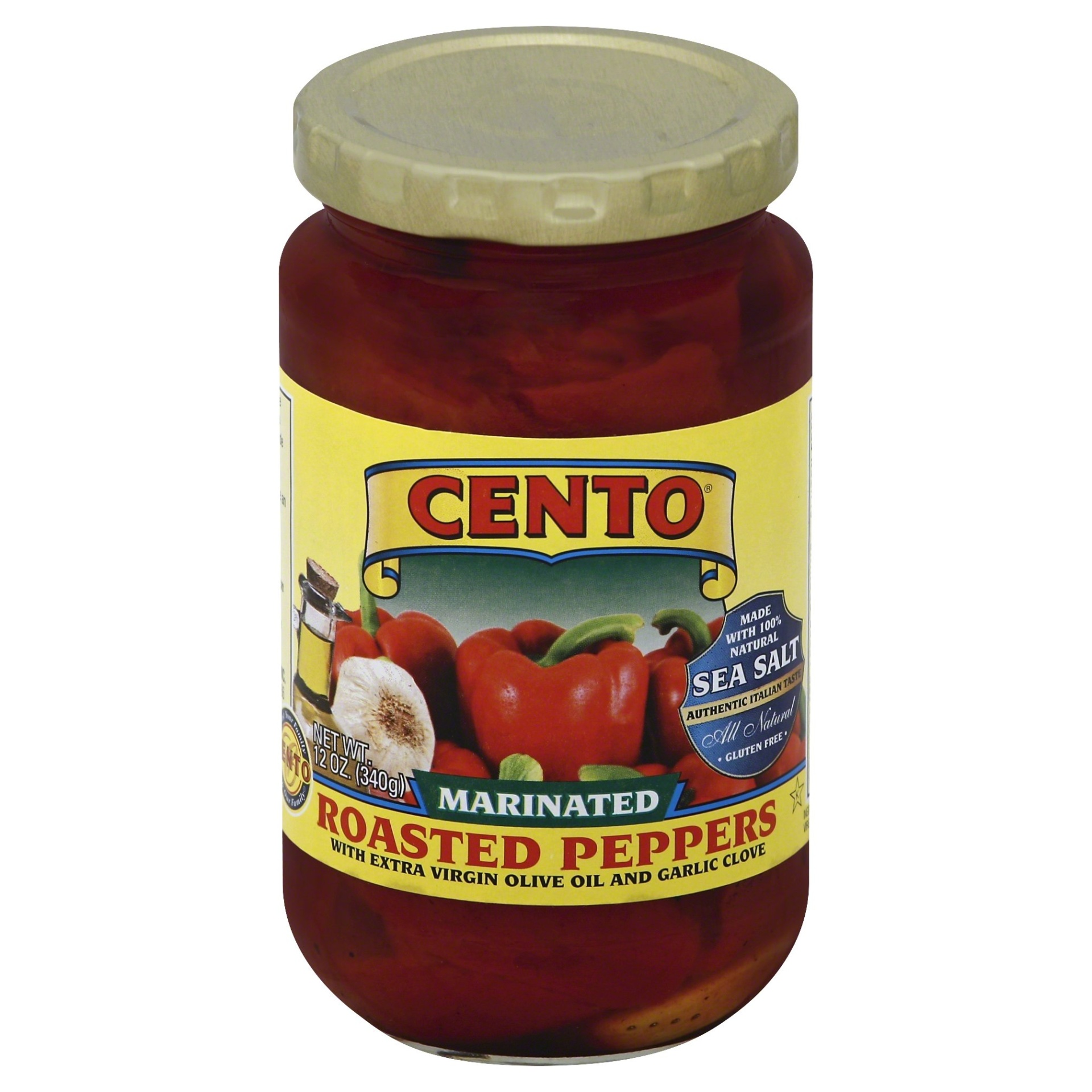 slide 1 of 2, Cento Peppers 12 oz, 12 oz