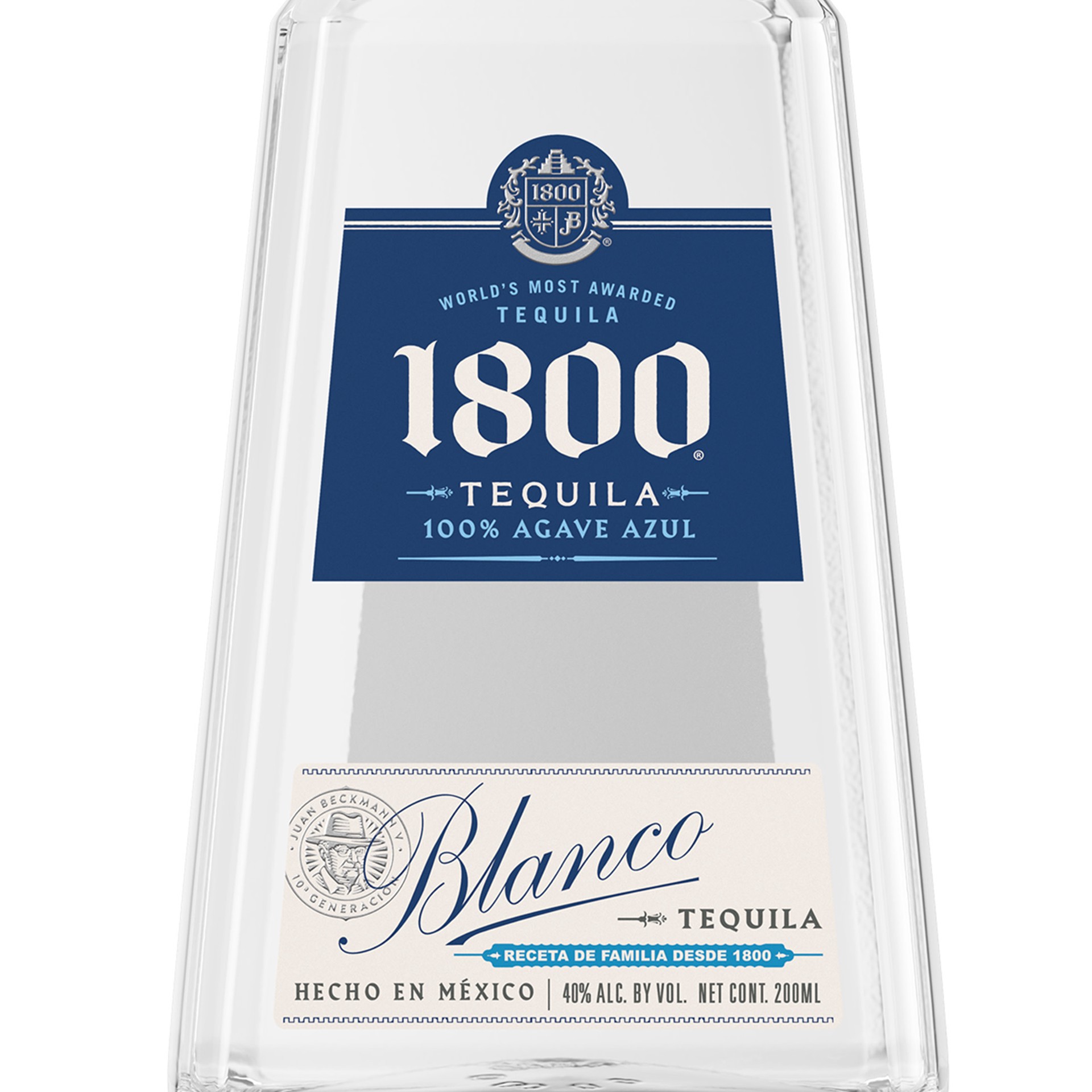 slide 8 of 10, 1800 Tequila Blanco 80 Proof (200 ml), 200 ml