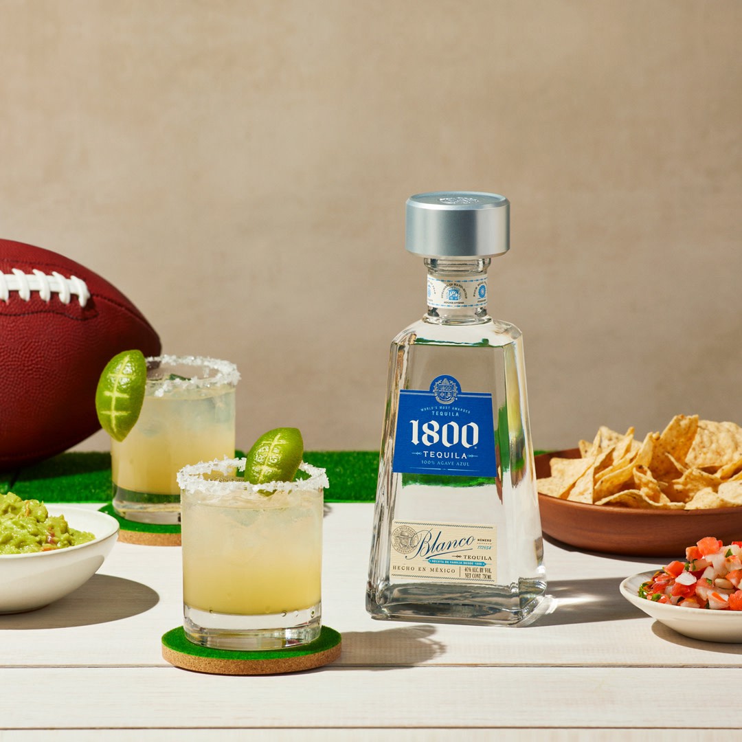 slide 9 of 10, 1800 Tequila Blanco 80 Proof (200 ml), 200 ml