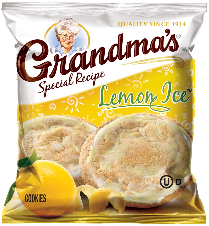 slide 1 of 1, Grandma's Lemon Iced Big Cookie, 2.5 oz