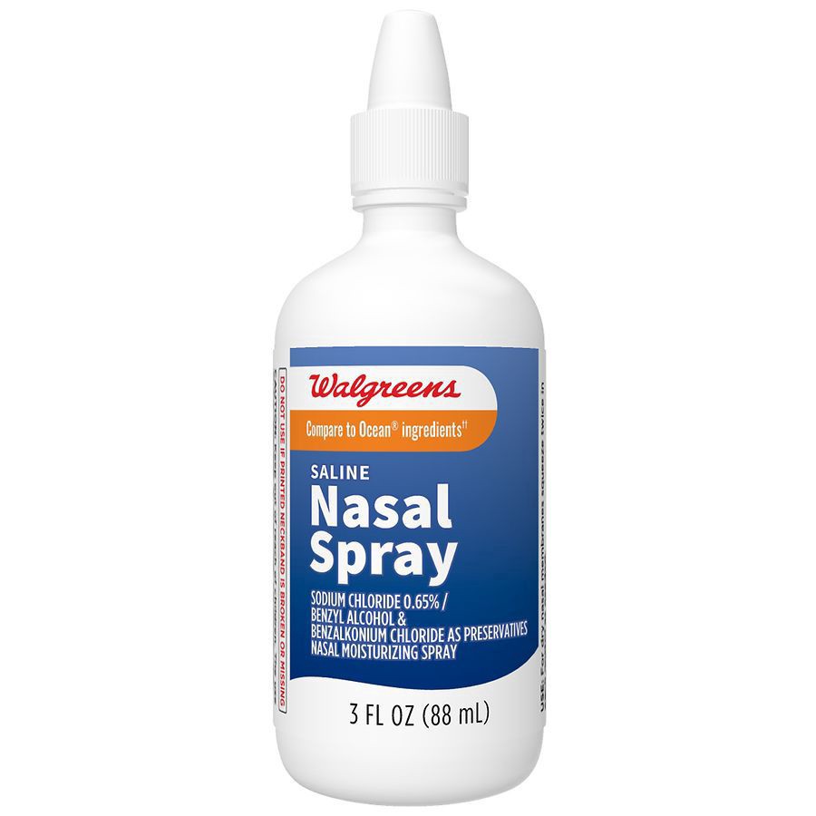 slide 1 of 5, Walgreens Saline Nasal Spray, 3 fl oz