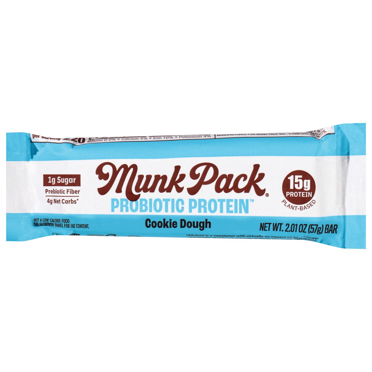 slide 2 of 4, Munk Pack Protein Bar- Cookie Dough, 