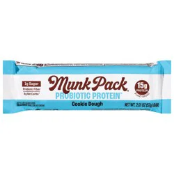 Munk Pack Probiotic Protein Cookie Dough Bar 2.01 oz